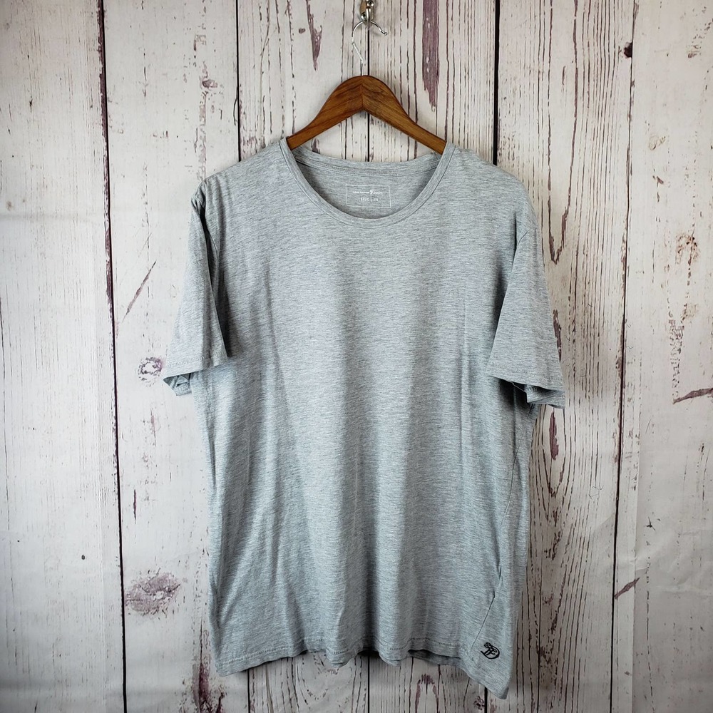 Tom Tailor Denim Womens T Shirt Size XXL Short Sleeve Cotton Gray